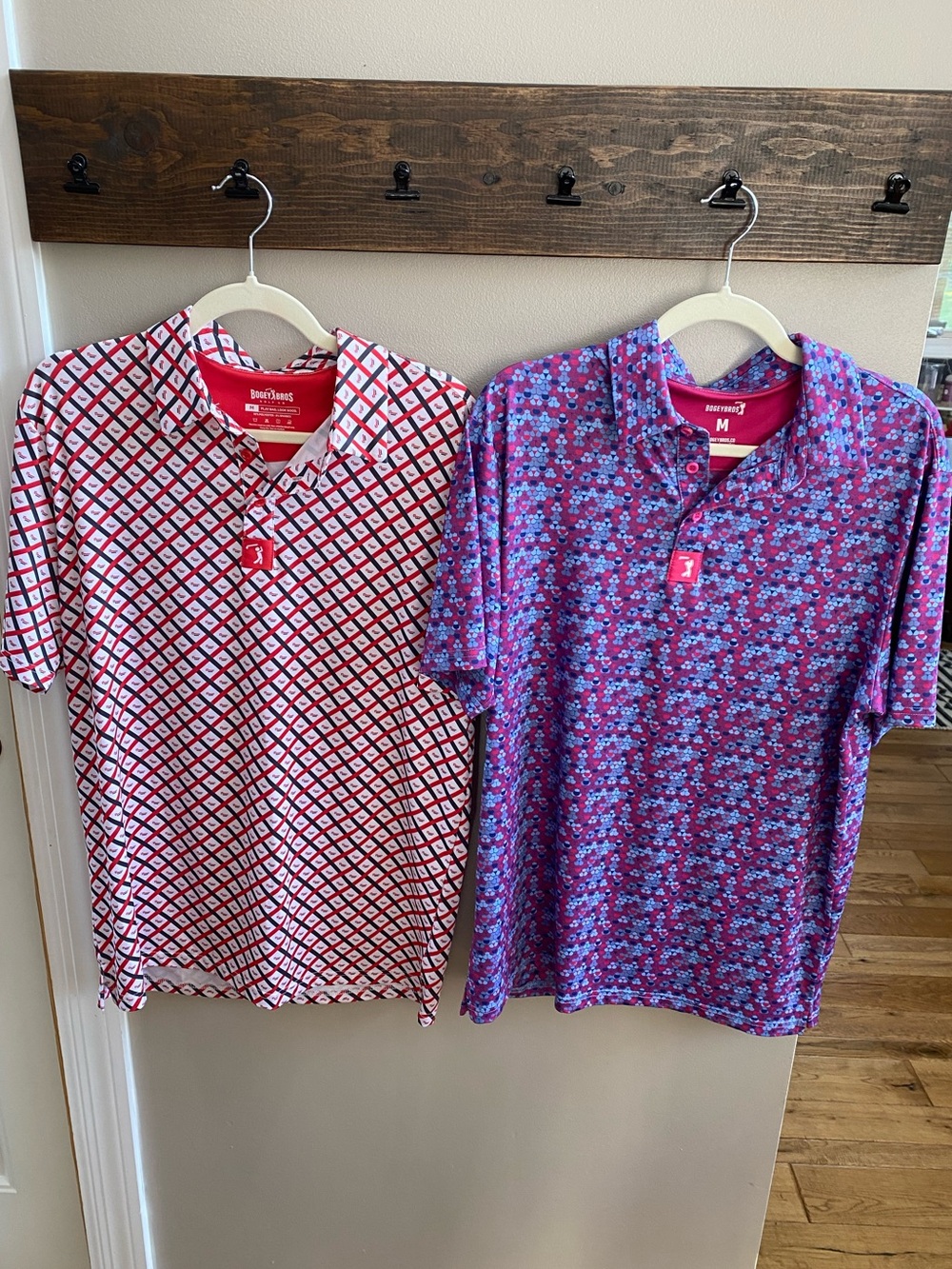 Bogey Bros Men’s Golf Polos Size M – 2 Pack